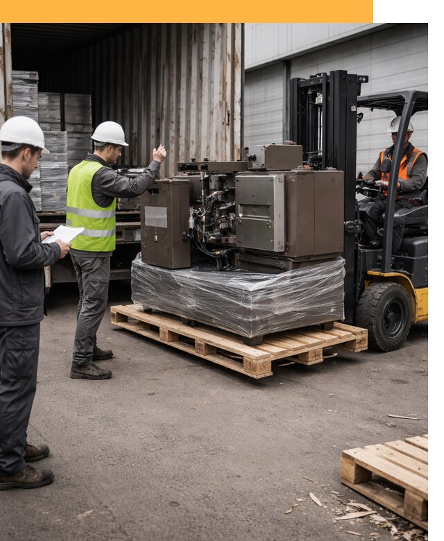 Доставка промышленного оборудования из Европы от 46895