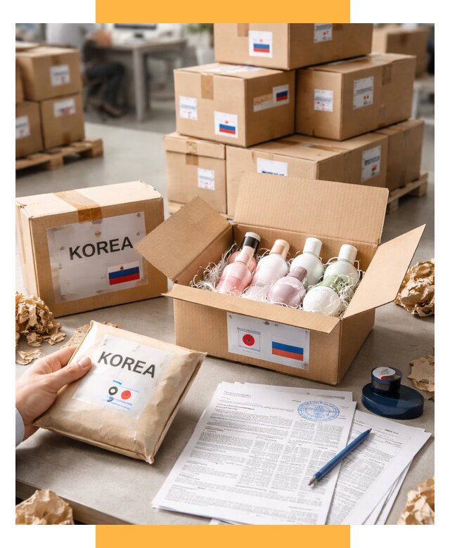 Доставка косметики из Кореи от 8858 р. под ключ | СетСервис-Ннн