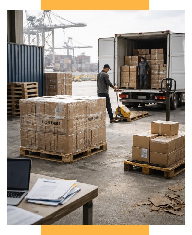 Доставка грузов из Израиля от 15632 р., логистика от СетСервис-Ннн