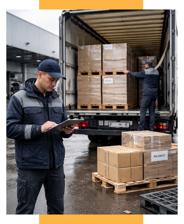Доставка грузов из Беларуси от 15632 р. логистика СетСервис-Ннн
