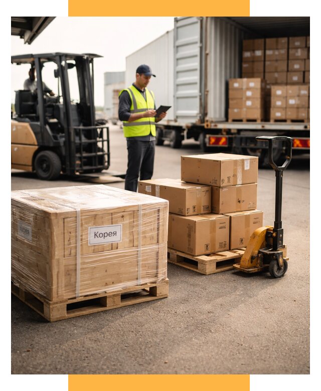 Доставка грузов в Корею из России от 36474 р. | СетСервис-Ннн