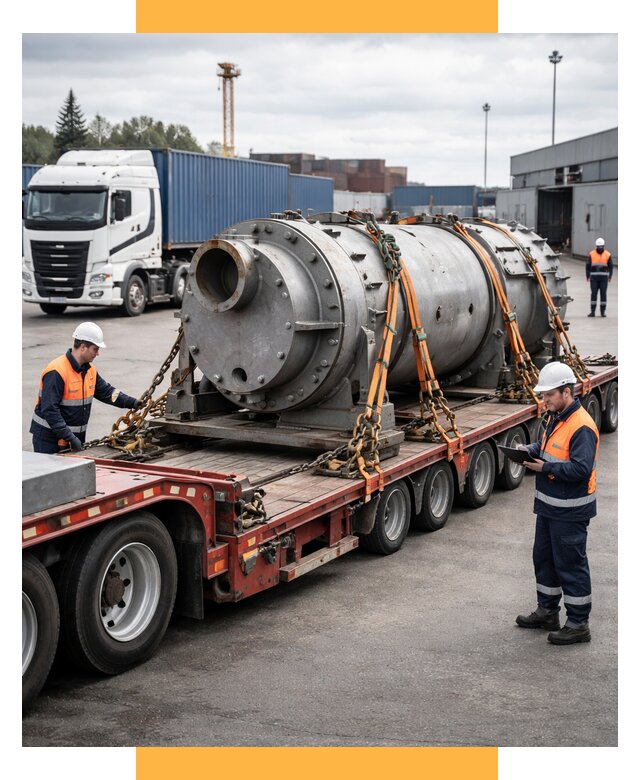 Перевозка тяжеловесных грузов под ключ от 156315 р. | СетСервис-Ннн